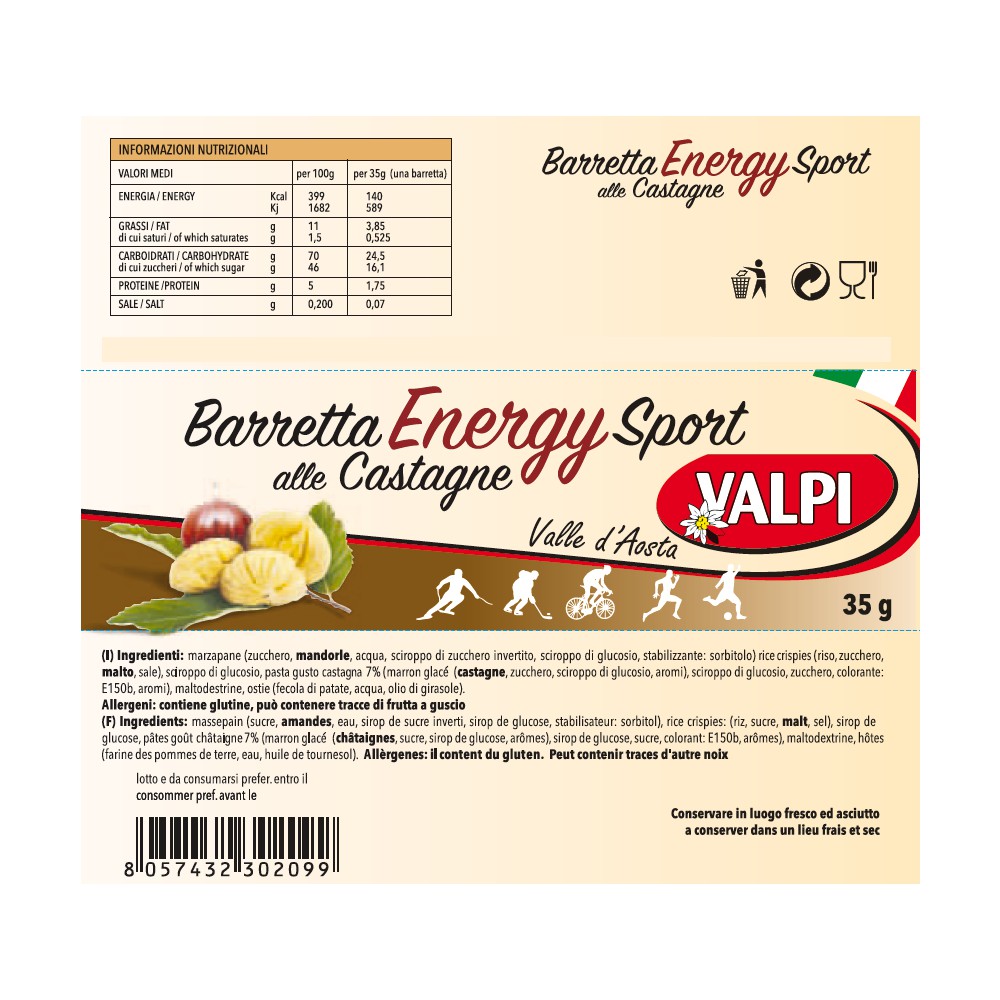 Barretta Energy Sport alle castagne 35gr