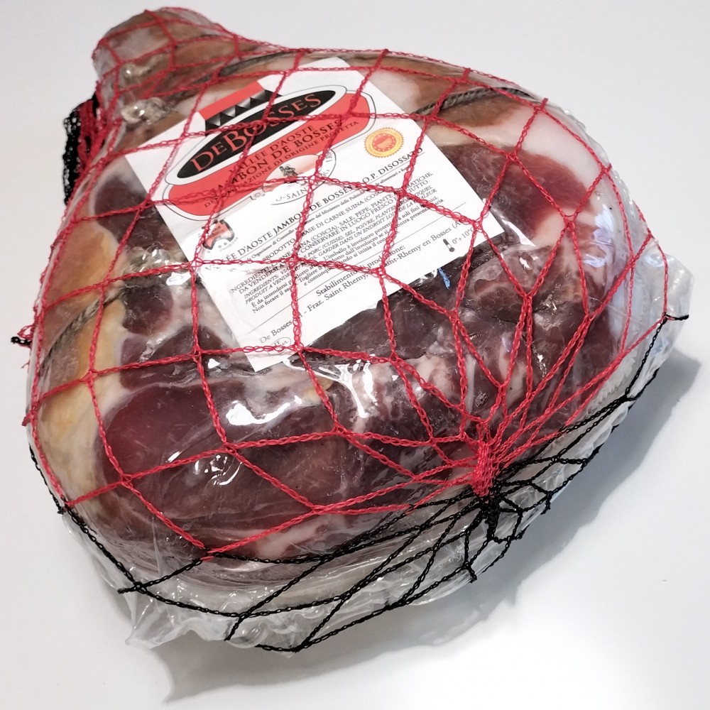 Jambon de Bosses DOP - DISOSSATO ADDOBBO 8 KG a peso variabile STAGIONATURA 18 MESI