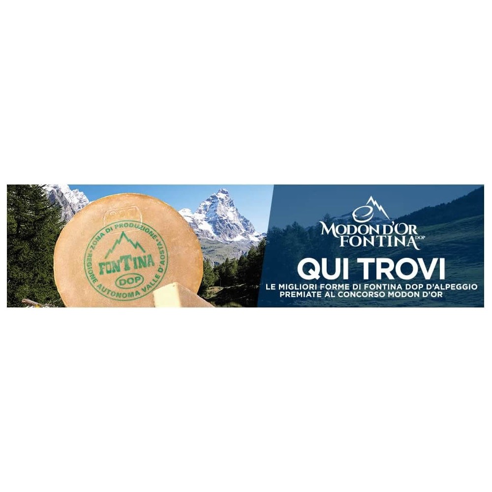 Fontina d’ALPEGGIO DOP – MODON D’OR 400gr disponibilità limitata