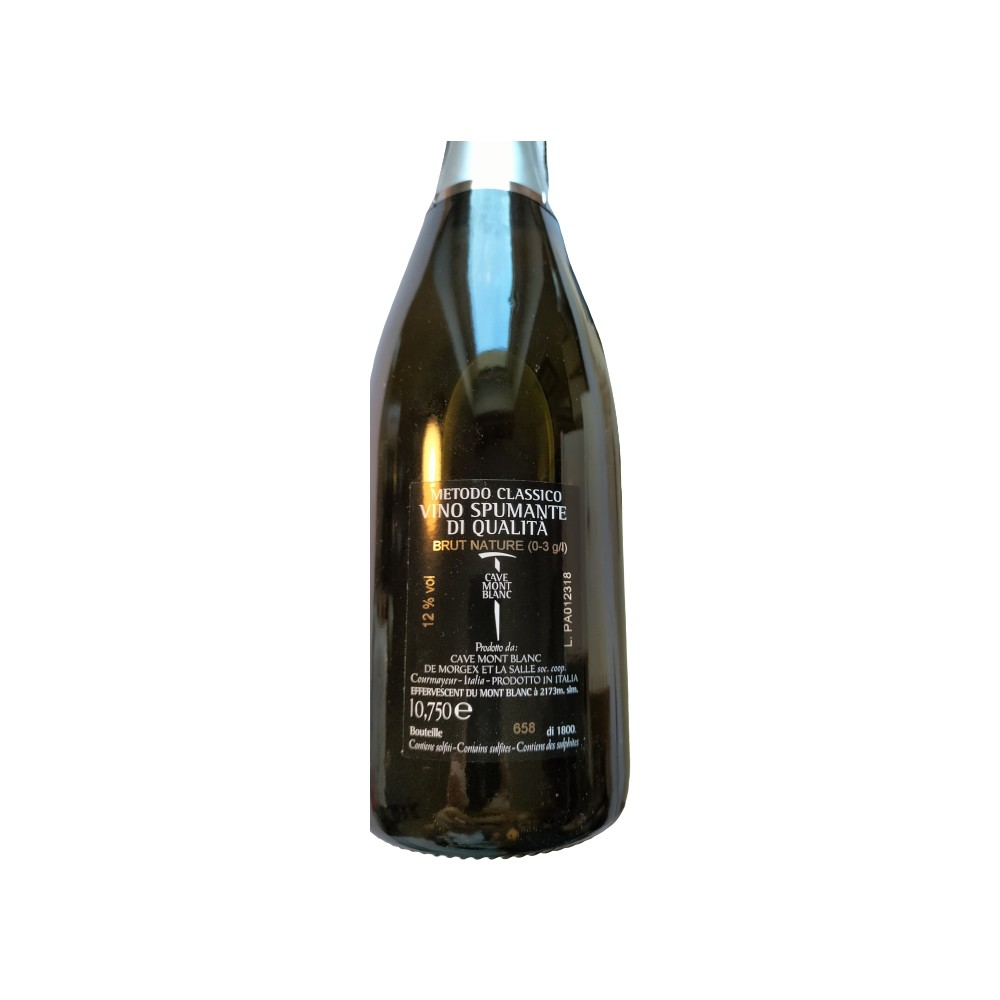 Edizione limitata Blanc de Morgex La Salle Metodo Classico guides 0,75 cl