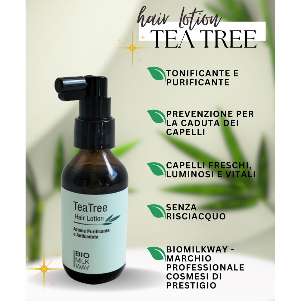 Box regalo TEA TREE hair lotion,  shampoo, termo protettore spray