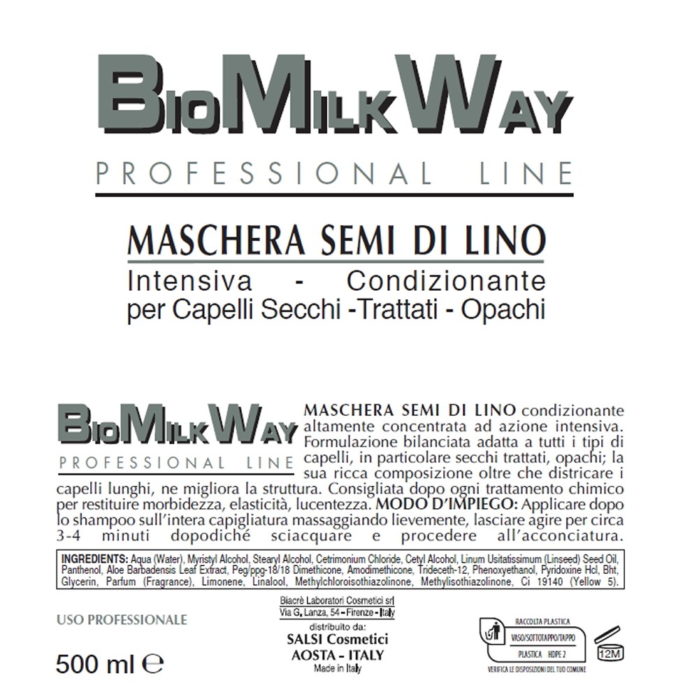 Masque capillaire intensif - graines de lin 500ml