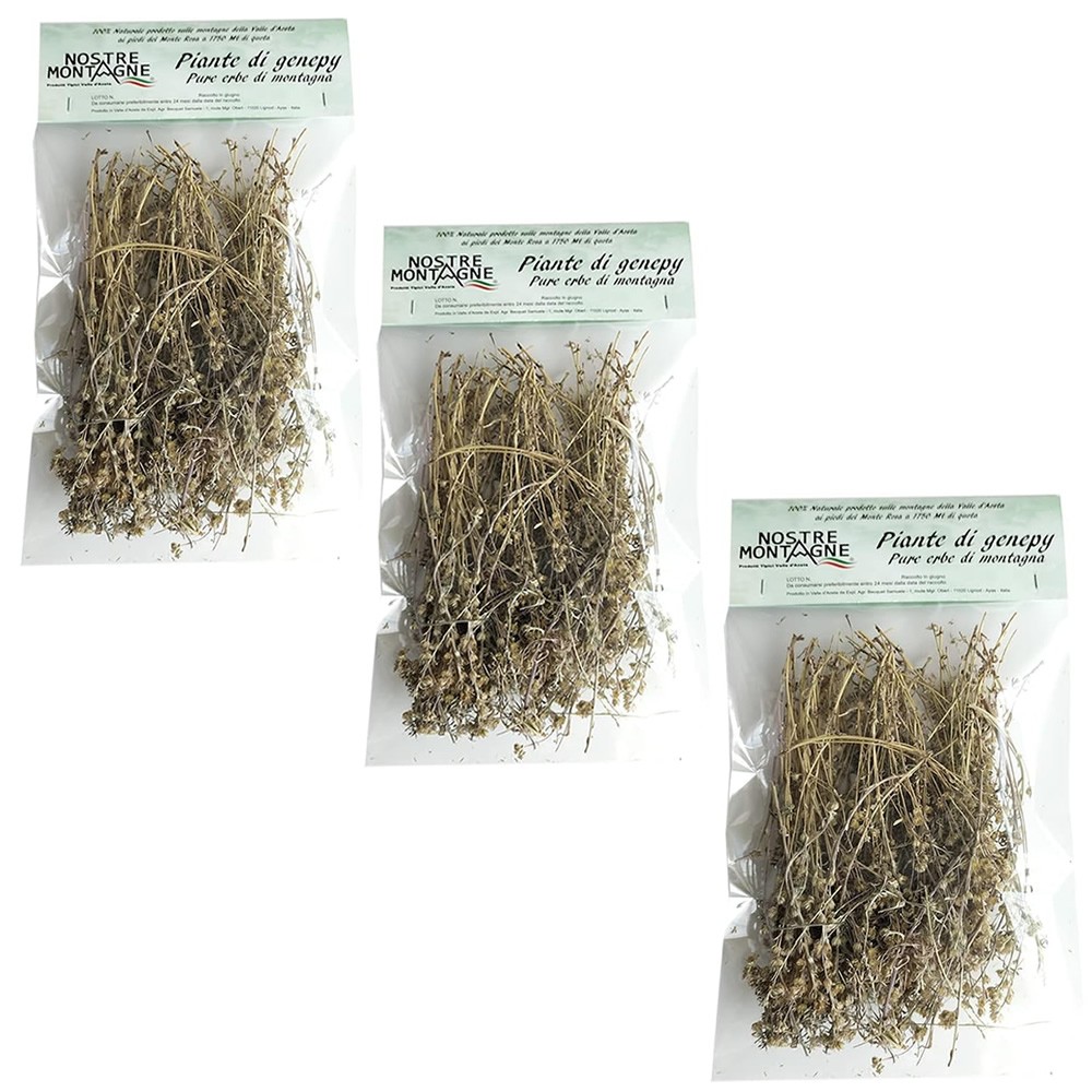 Genepy piantine secche 3 conf. da 10 gr
