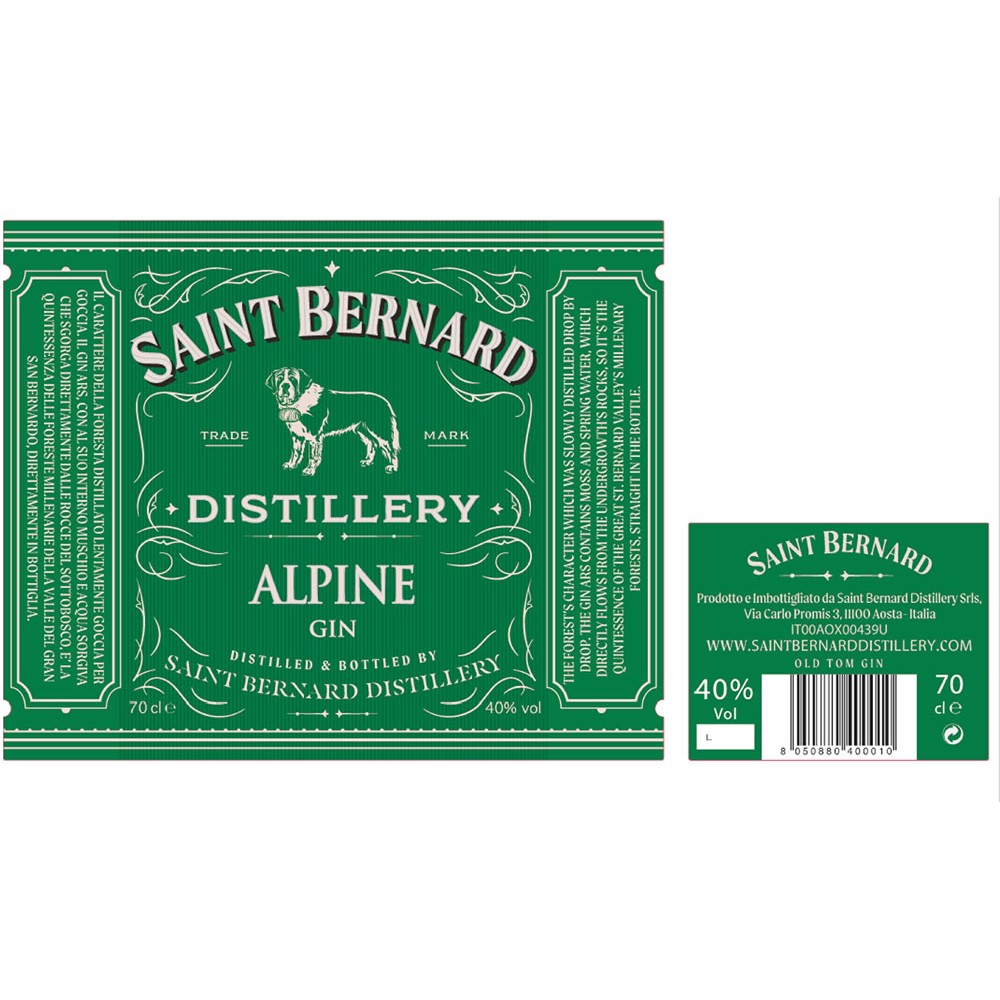 ALPINE GIN “Il Gin Old Tom delle Foreste” 70cl