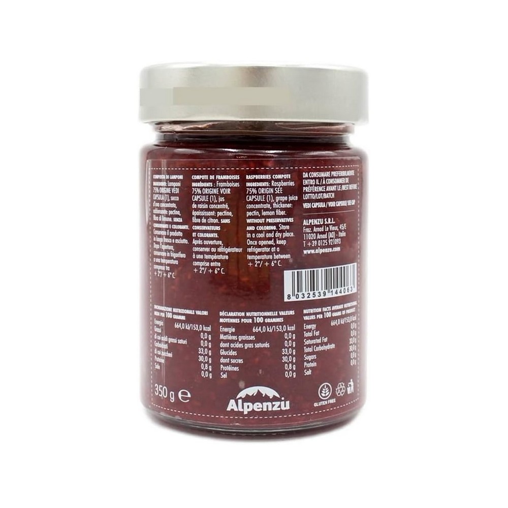 COMPOSTA DI LAMPONI  150gr