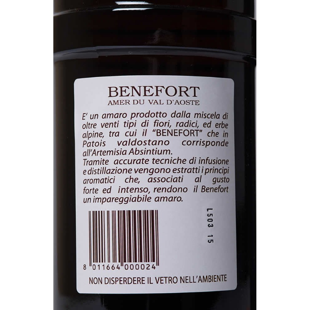 Benefort Alpe - Amaro di erbe alpine 2 bottiglie 70cl