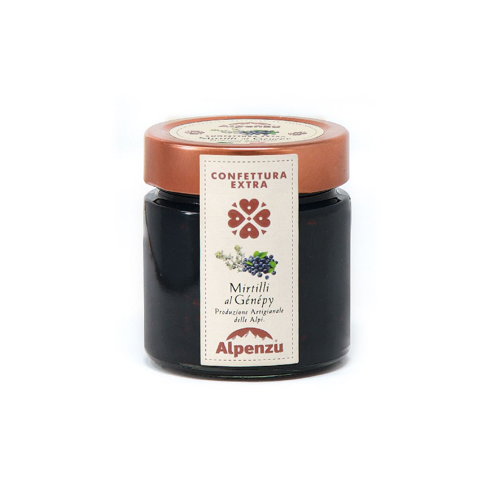CONFITURE DE MYRTILLES AU GENEPY 270 G