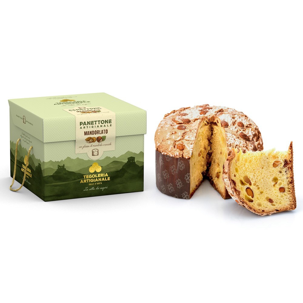 Panettone artisanal aux amandes 750 gr