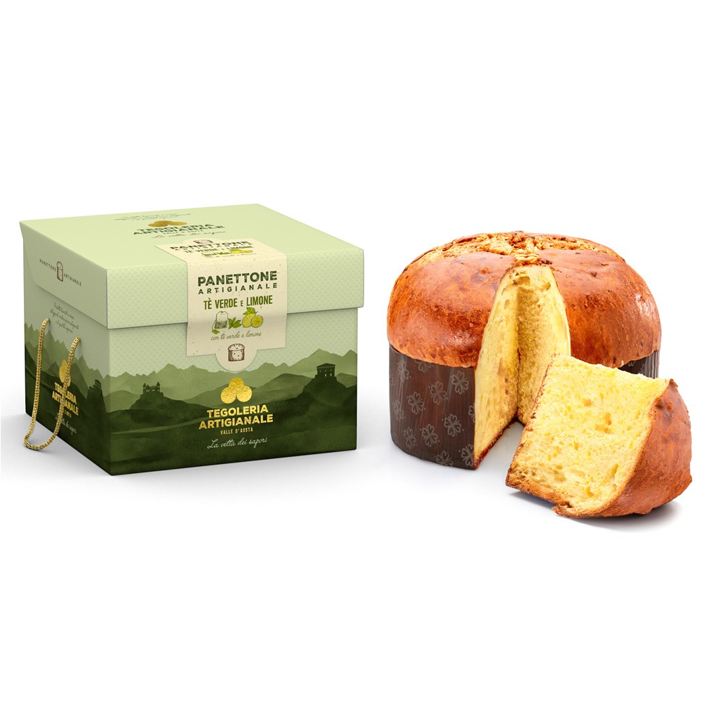 Panettone artisanal au thé et au citron 750 g