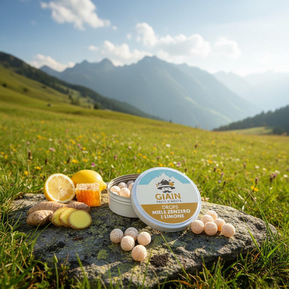 CARAMELLE DROPS MIELE ZENZERO E LIMONE 40G