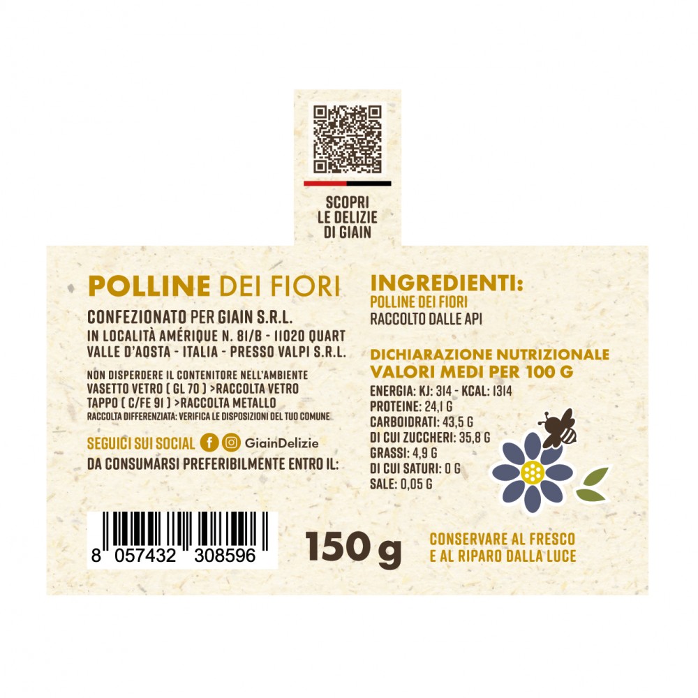 FLOWER POLLEN 250 G