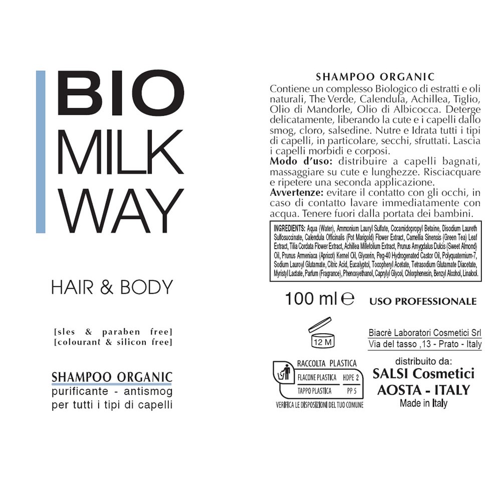 Shampoo Organic 100ml