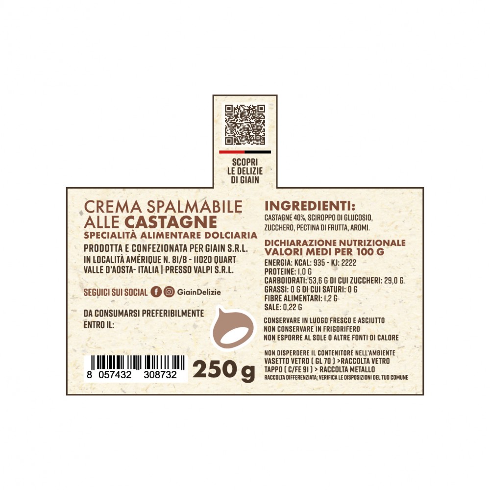 Crème de Châtaigne 250 g