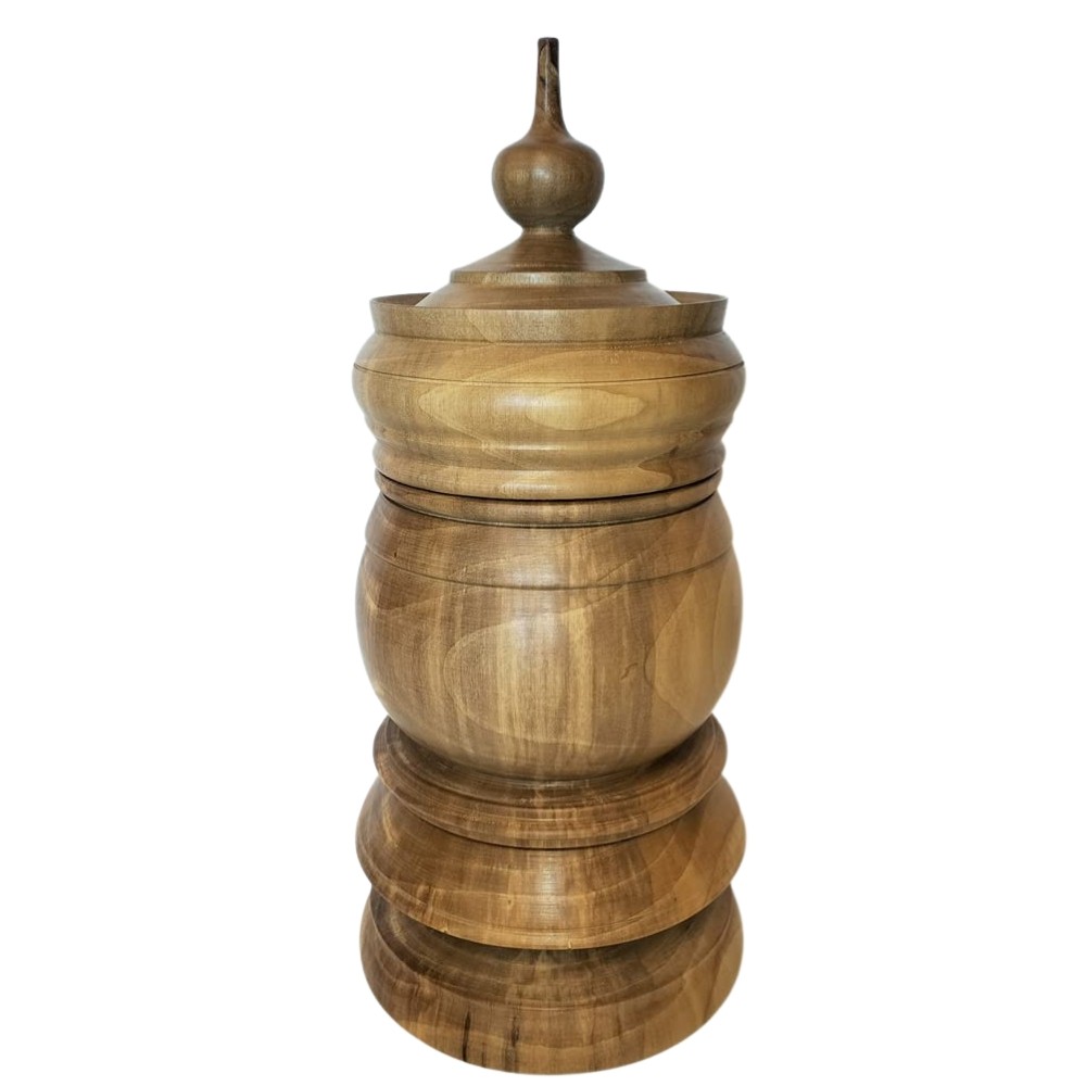 Grolla lisse en noyer valdôtain 44 cm - (pièce unique)