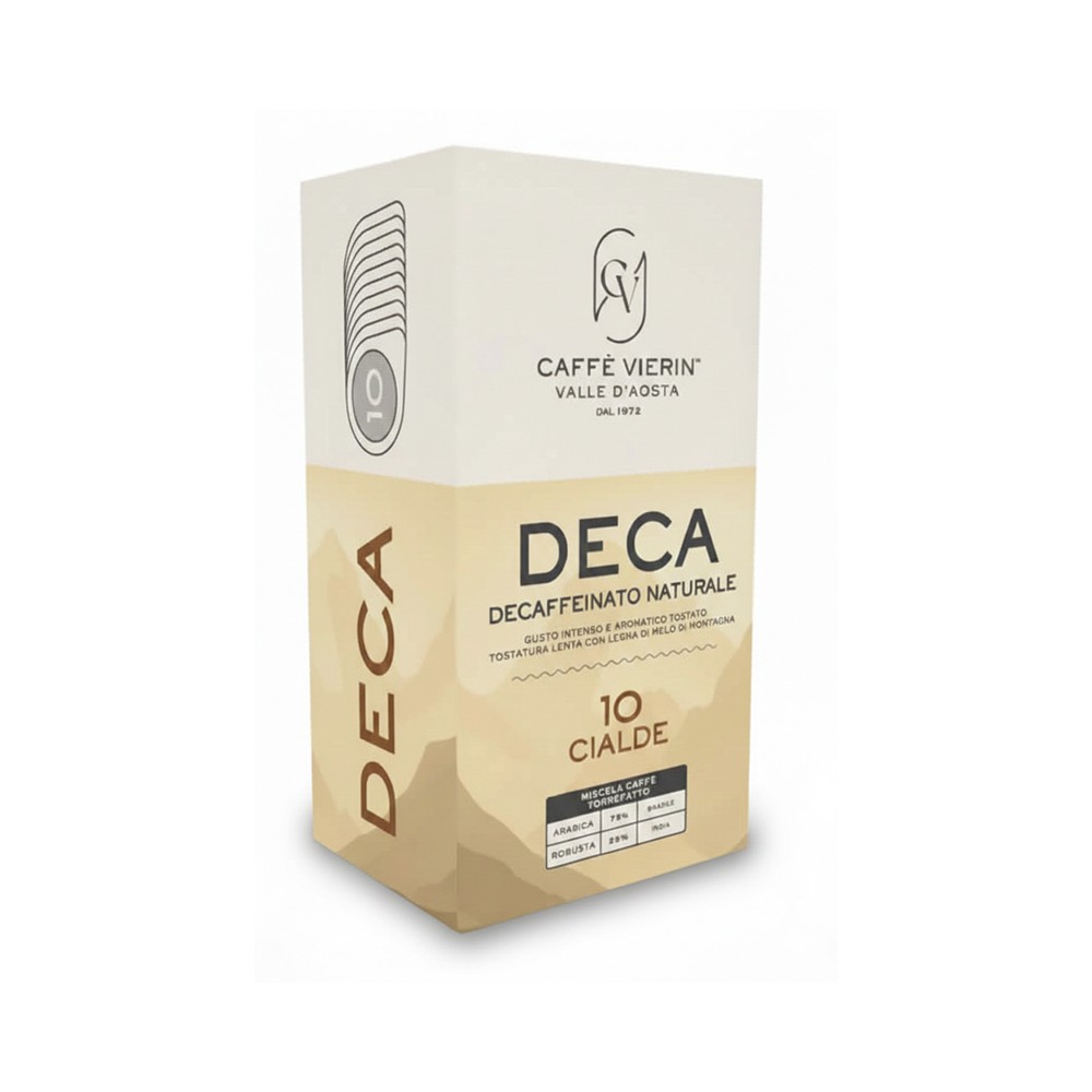 Café décaféiné naturel torréfié au feu de bois (10 capsules)