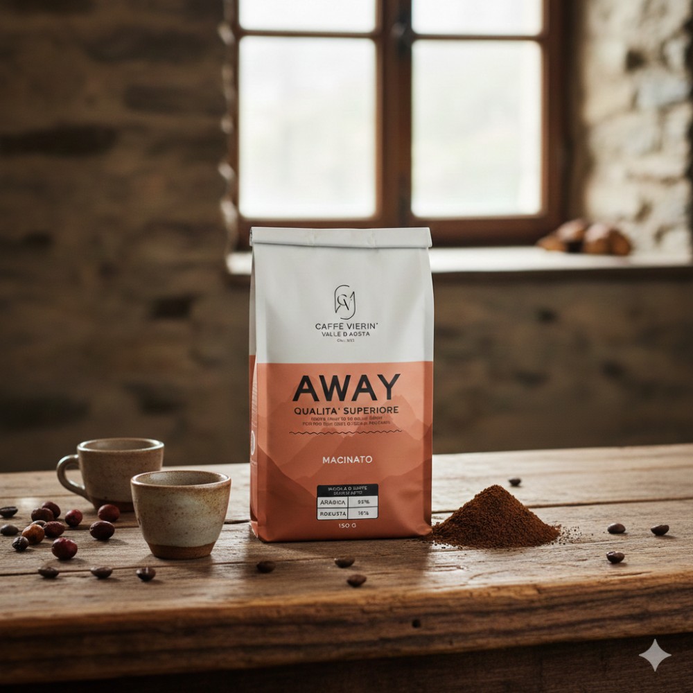 Caffè AWAY Premium - macinato Moka 150 gr
