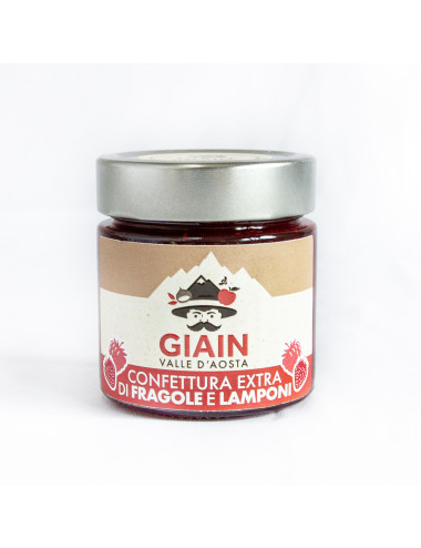 Artisanal Strawberry and Raspberry Extra Jam – 250 g