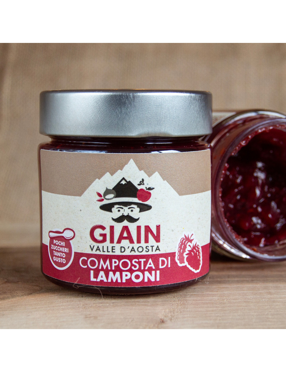 GIAIN Raspberry Fruit Spread – 250 g