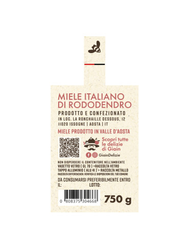 Miele di Rododendro750g