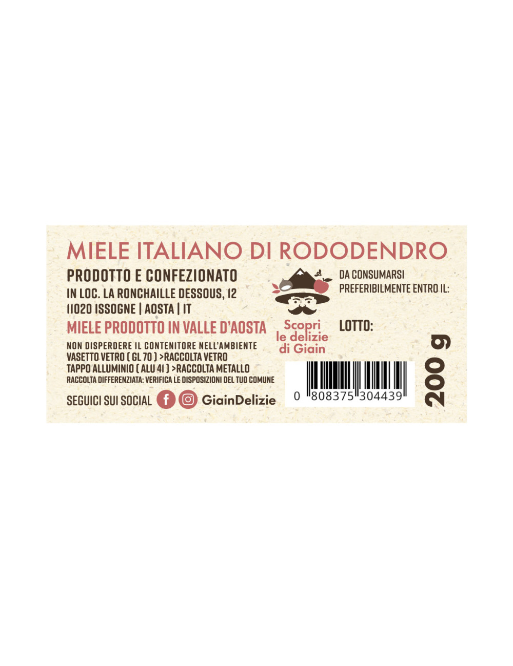 Miele rododendro 200g