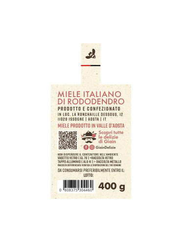 Miele di Rododendro 400g
