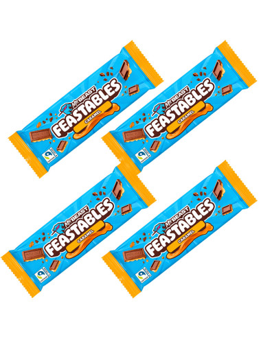 MrBeast Feastables Caramel  (4 x 60gr )