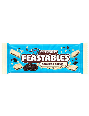 Mr Beast Feastables Cookies & Creme  (1 x 60gr )