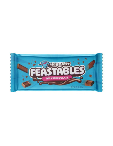 1Mr Beast Feastables Milk Chocolate  (1 x 60gr )