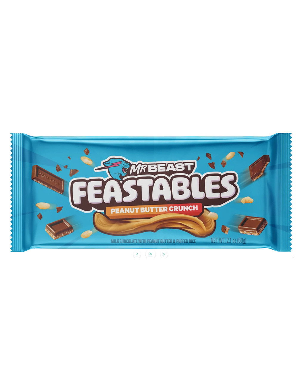 Mr Beast Feastables Peanut Butter (1 x 60gr )
