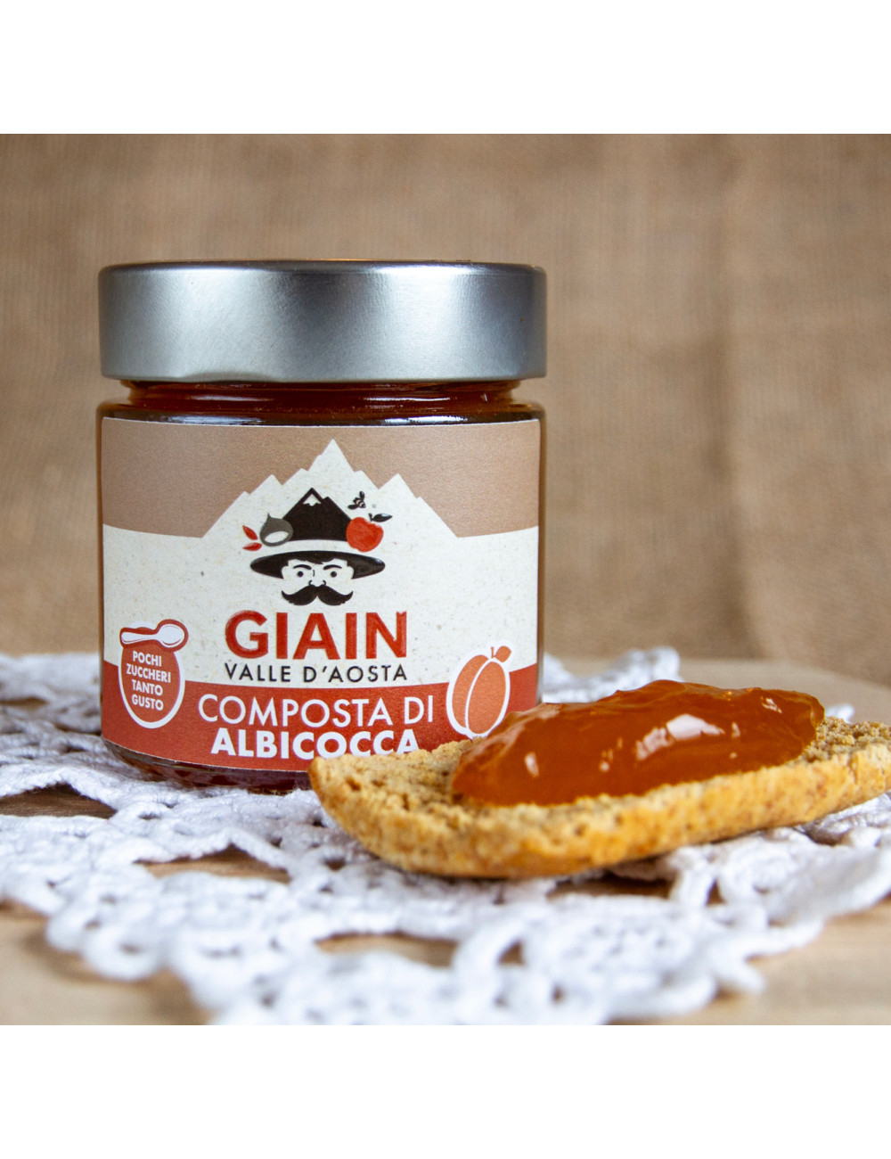 GIAIN Apricot Fruit Spread – 250 g