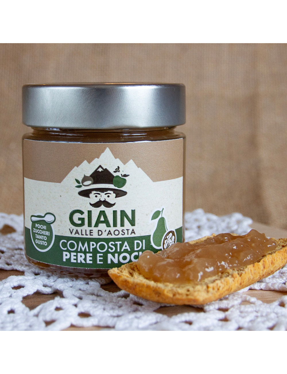 Compotée de poires et de noix GIAIN – 250 g