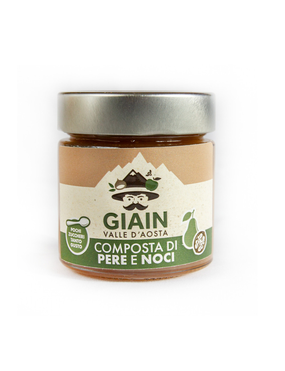 GIAIN Pear and Walnut Fruit Spread – 250 g