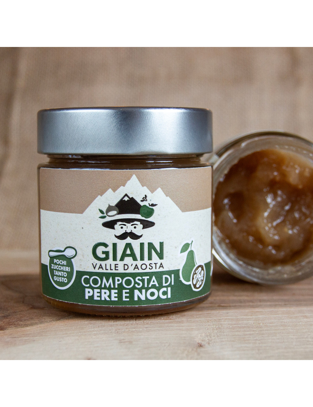 GIAIN Pear and Walnut Fruit Spread – 250 g