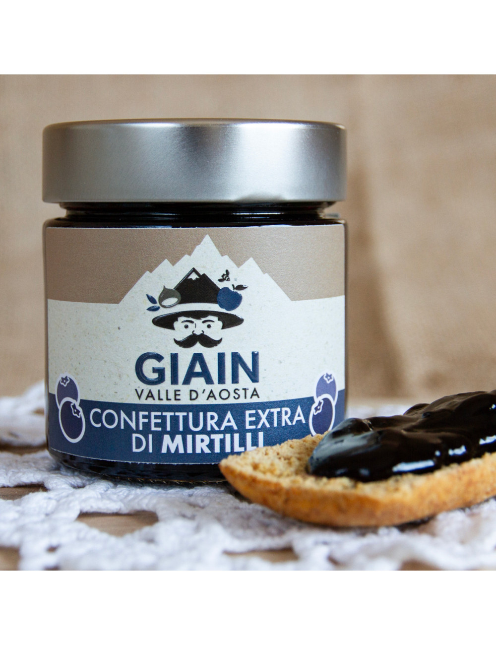 GIAIN Extra Blueberry Jam – 250 g