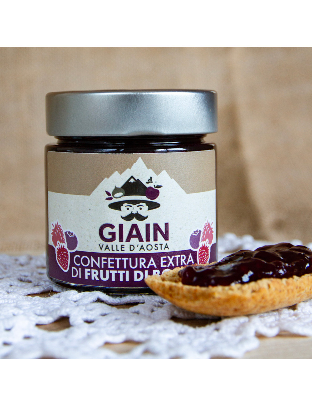 Confettura extra di frutti di bosco GIAIN – 250 g